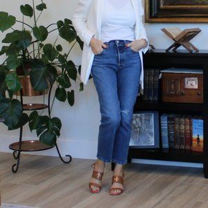 Levi's 501 cropped jeans